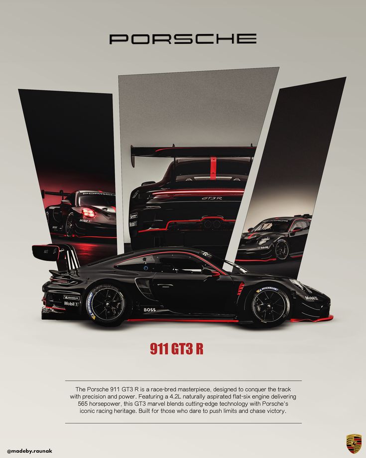 Porsche 911 GT3 R Poster
